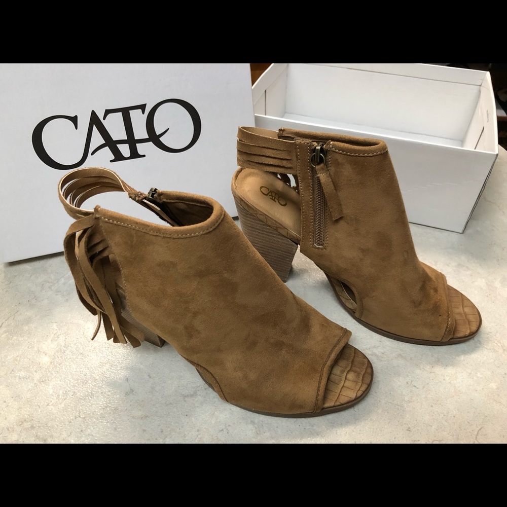 Cato heels with fringe 12